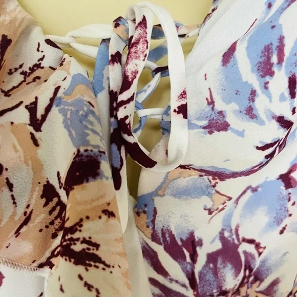 Miami Floral Ruffle High Low Maxi Dress - Picture 6 of 9